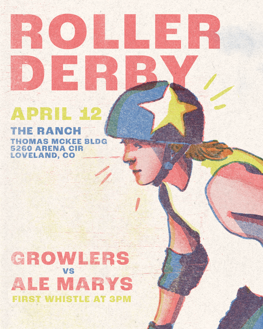 4/12 Spring Fling game poster